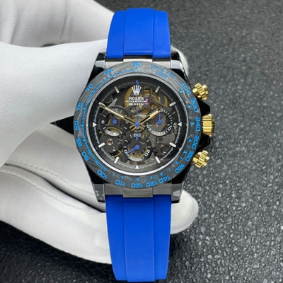 ROLEX デイトナ BLAKEN改装 40mm スケルトン ブルー