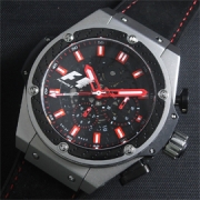 HUBLOT キングパワー ブラック文字盤 腕時計先駆者