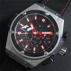 HUBLOT キングパワー ブラック文字盤 腕時計先駆者