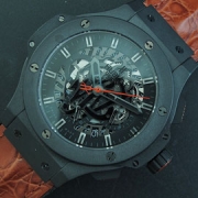 HUBLOT アエロバン クォーツ搭載 クロノグラフ スケルトン カレンダー付き