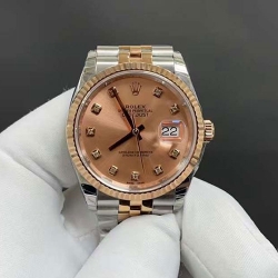 ROLEX 116231G デイトジャスト 36mm 10Pダイヤ ローズゴールド 今週特価