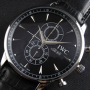 IWC ポルトギーゼ クロノグラフ 革ベルト クォーツ コピー