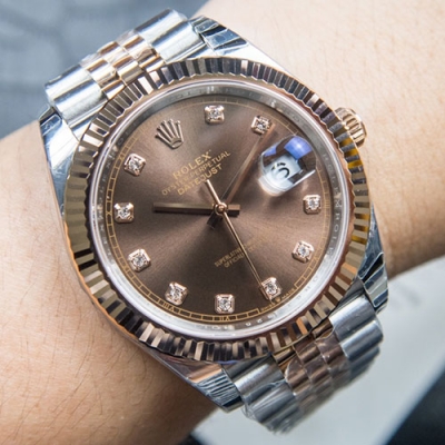 ROLEX 126331 デイトジャスト 41mm チョコレート10P 最安値