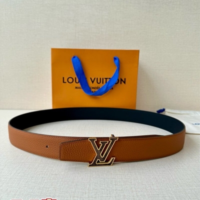 LV メンズ ベルト アエログラム 3.4cm