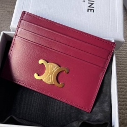 CELINE トリオンフ カードケース カーフレザー レディース 11×8cm
