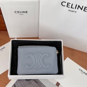 CELINE トリオンフ コインケース カーフレザー レディース 13×9×1cm