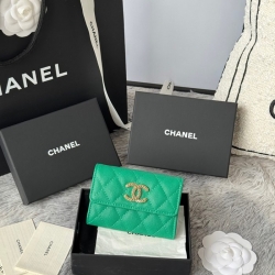 CHANEL カードケース カーフレザー レディース 11×8.5×3cm