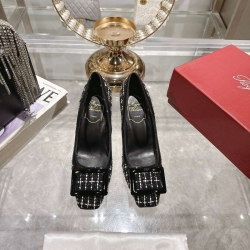 【ROGERVIVIER】トロンペットヒールパンプスレディース