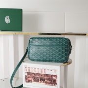 GOYARD カメラバッグ カーフレザー メンズ 22.5×13×7cm