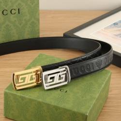 グッチ メンズ ベルト 自動バックル 35mm