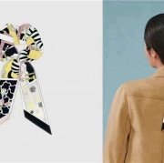 エルメス ヘアバンド シュシュ リボン