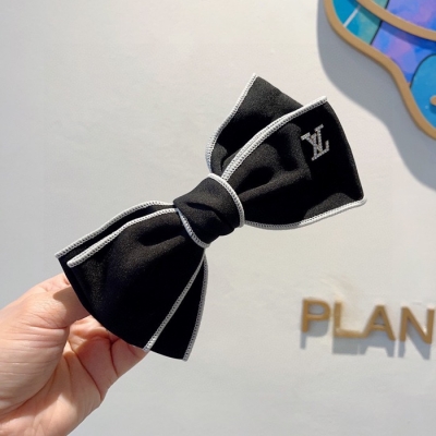 ルイ ヴィトン スタイル ヘアクリップ ボウ