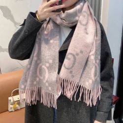 グッチ 新作 大G両面カシミヤスカーフ。100％カシミヤ 45x200cm