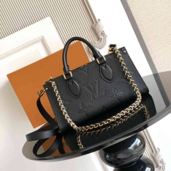 LV ショルダーバッグ ハンドバッグ オンザゴー 25×13×10cm