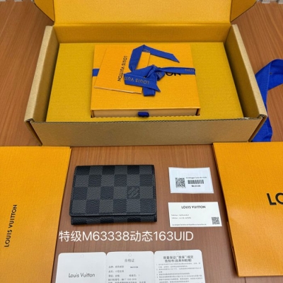 LOUIS VUITTON ポケット オーガナイザー モノグラム キャンバス メンズ 10.5×8×1cm