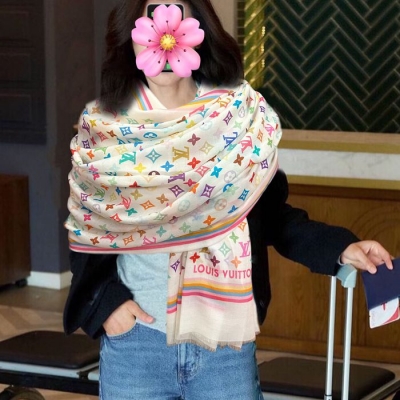 ルイ ヴィトン 新作 リングカシミヤスカーフ 100x200cm