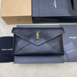 YSL クラッチバッグ ラムスキン レディース 29.5×18×4.5cm