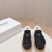 【PRADA】ウールブーツレディース