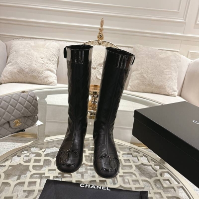 【CHANEL】25Aロングブーツレディース