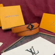 LV レディース ベルト フラワーグラム 30mm