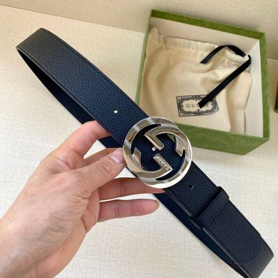 グッチ メンズ ベルト GGマーモント 3.8cm