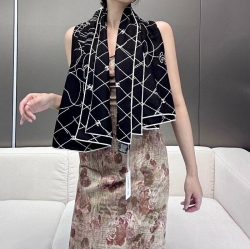 シャネル 新作 提花シルクベロアスカーフ 140x140cm