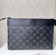 LOUIS VUITTON ポシェット ボヤージュ スープル モノグラム エクリプス メンズ 32×21×8cm