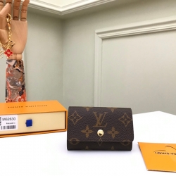 LOUIS VUITTON 6リングキーケース モノグラム キャンバス メンズ 10×7cm