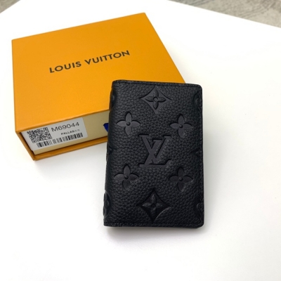 LOUIS VUITTON ポケット オーガナイザー タオリヨンレザー メンズ 8×11×1cm