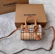 バーバリー ショルダーバッグ ハンドバッグ ボストン 18.5×11×12cm