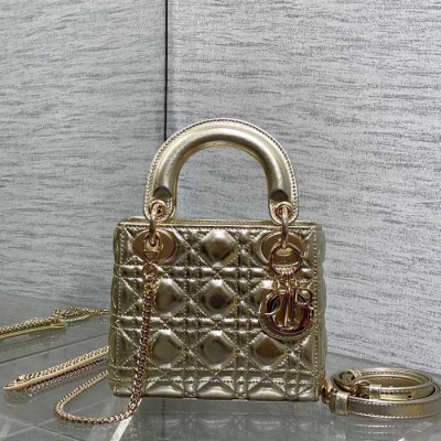 ディオール ハンドバッグ レディディオール 17×7×15cm