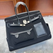 HERMES バーキン 35 カーゴ キャンバス×スウィフト レディース 35×25×18cm
