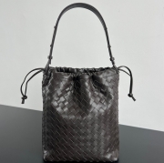 BV ショルダーバッグ レザー ハンドバッグ バケツ 33×24×14cm