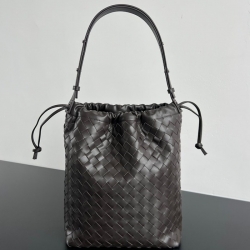 BV ショルダーバッグ レザー ハンドバッグ バケツ 33×24×14cm