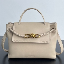 BV ショルダーバッグ レザー ハンドバッグ チャオチャオ 26×19×10.5cm