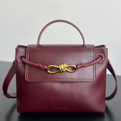 BV ショルダーバッグ レザー ハンドバッグ チャオチャオ 26×19×10.5cm