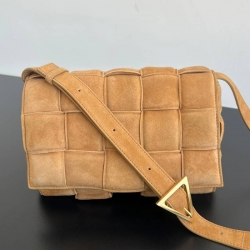 BV ショルダーバッグ スエード ハンドバッグ カセット 25×15×4cm