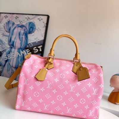LOUIS VUITTON スピーディ P9 バンドリエール 40 モノグラムレザー メンズ 40×26×23cm