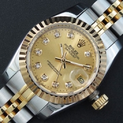 ROLEX デイトジャスト メンズ 18K 砲金
