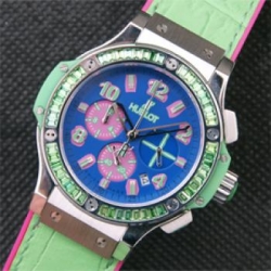 HUBLOT ビッグバン ブルー文字盤 インダイヤル赤ピンク 在庫3本