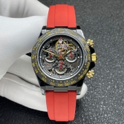 ROLEX デイトナ BLAKEN改装 スケルトンダイヤル レッド