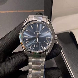 OMEGA 220.10.38.20.03.003 シーマスター アクアテラ シェード ブルー 超激安