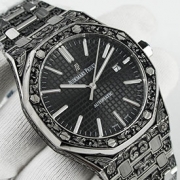 AUDEMARS PIGUET 15400ST Grande Fleurカスタム ロイヤルオーク 43mm ブラック