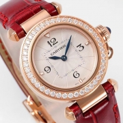 CARTIER パシャ ドゥ 30mm レディース 特別モデル 電池交換OK