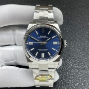ROLEX M124300 41mm ブライトブルー 最強