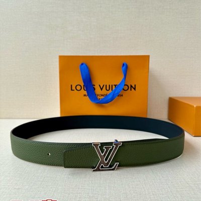 LV メンズ ベルト アエログラム 3.4cm