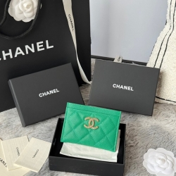 CHANEL カードケース カーフレザー レディース 10×19.5×2.5cm