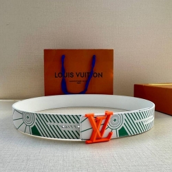 LV メンズ ベルト インプリント 両面用 4.0cm