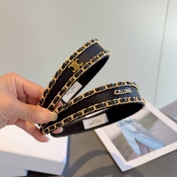 セリーヌ スタイル ヘアバンド チェーン