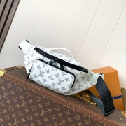 LOUIS VUITTON ラッシュ ウエストバッグ モノグラムシャドウ レザー メンズ 30×15×8cm